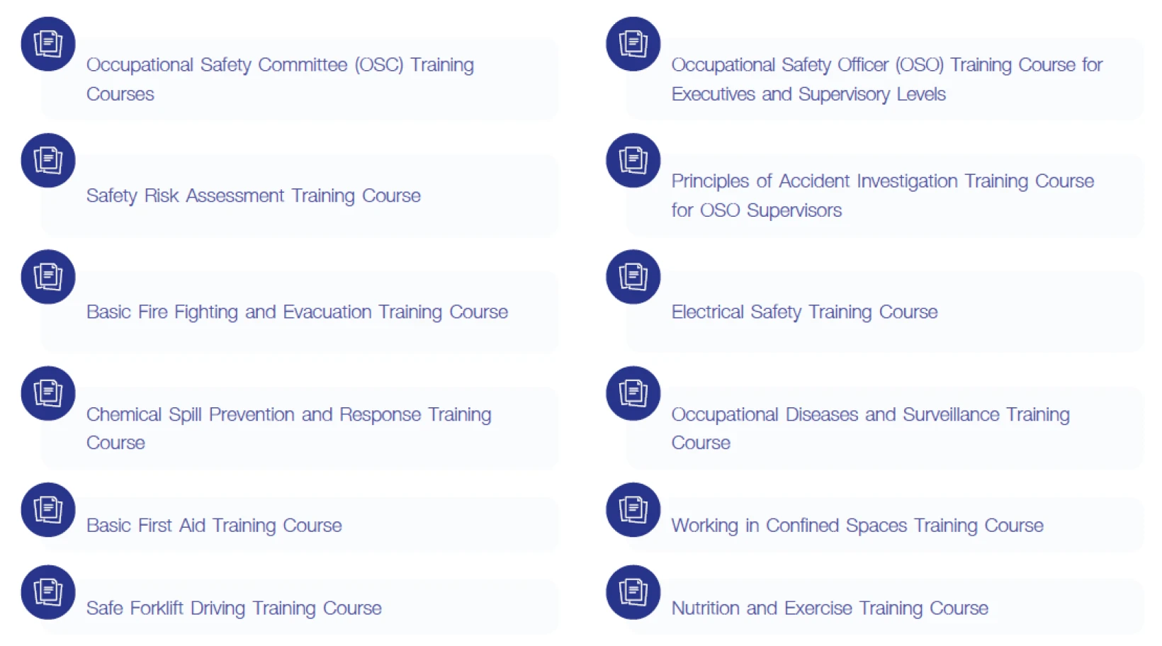 Occupational Health and Safety