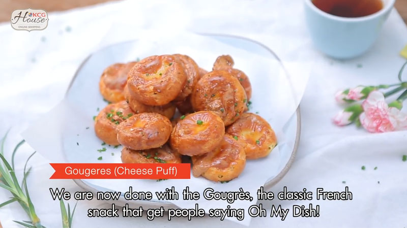 Oh My Dish By KCG Ep 6 Gougeres (Cheese Puff)