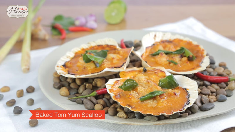 Oh My Dish BY KCG EP 19 Baked Tom Yum Scallop