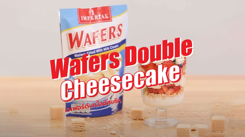 Imperial Cooking – Wafers Double Cheese Cake