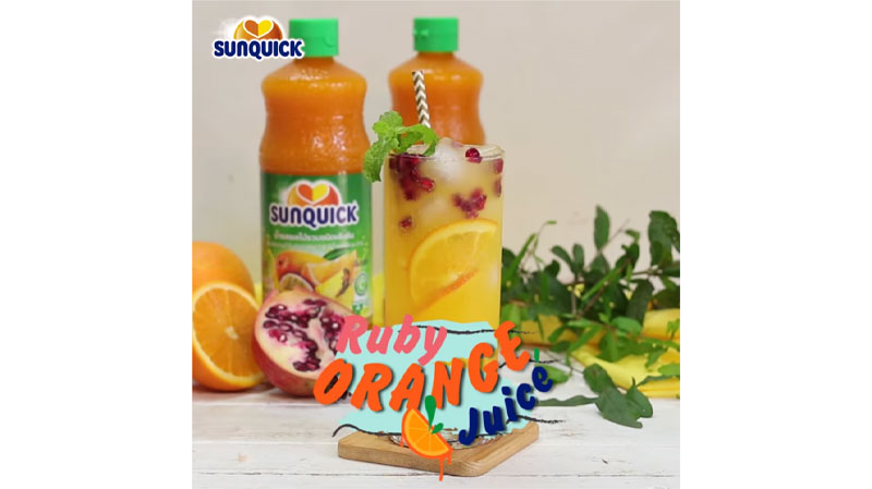 Orange and Pomegranate Juice