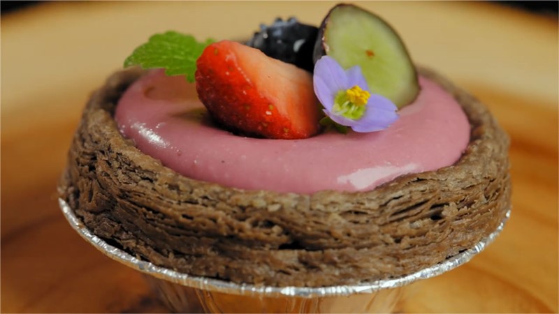 Premio AOKUN : Berry Cream Cheese Chocolate Tart (เบอร์รีครีมชีส ช็อคโกแลตทาร์ต)