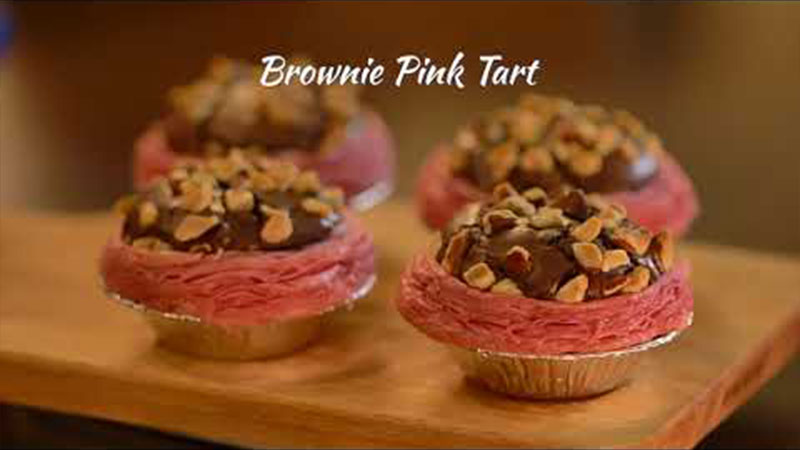 EP 25 : Brownie Pink Tart by Chef Bib