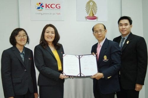 Signing of the MOU between KCG Excellence Center and Chulalongkorn University